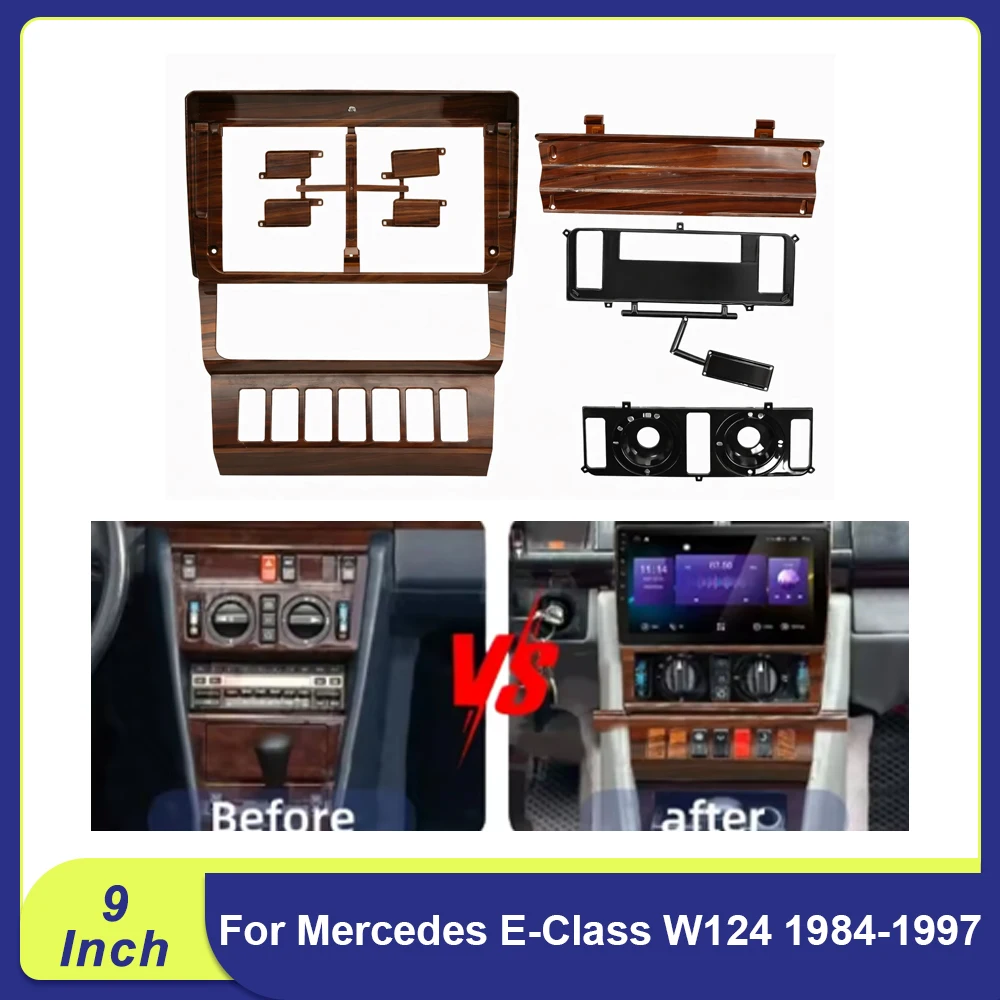 

9-дюймовый комплект Android Dash для Mercedes E-Class W124 1984-1997 гг. | Автомобильная стереосистема в стиле ретро