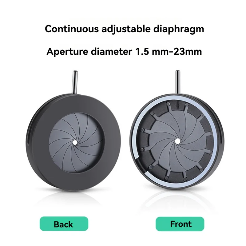 1,5-23 мм ручная диафрагма, регулируемая механическая диафрагма, диафрагма для цифровой камеры, микроскопическая диафрагма SK23-LICG