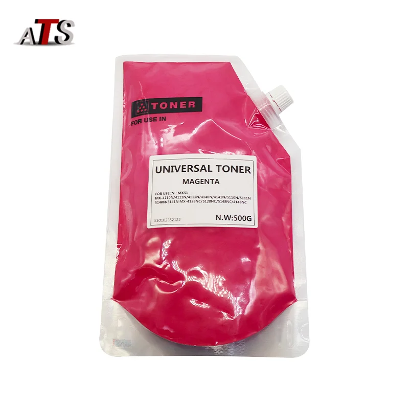 MX51 Toner for Sharp MX-4110N 4111 4112 4140 4141 5110 5111 5140 5141 MX 4128 4148 5128 5148 Color Refill Toner Powder 500g/bag