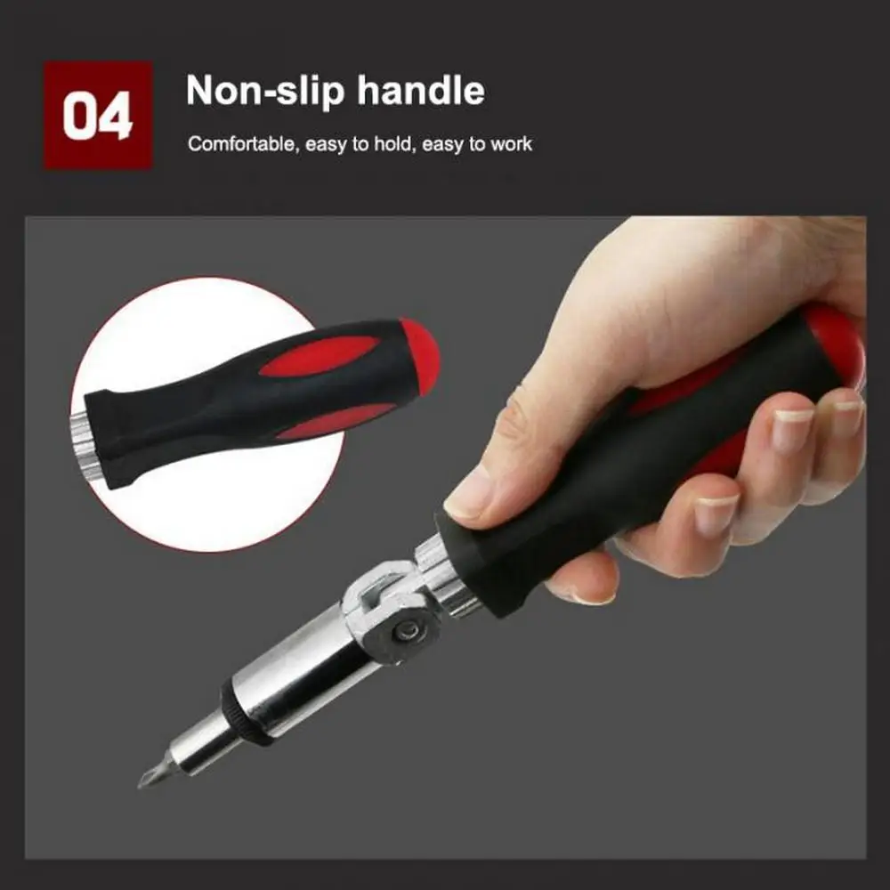 1/4 Hex Ratchet Scewdriver Detachable Multifunction Pen Screwdriver Professional Automotive Bicycle Car Repair Tools Hand Tool