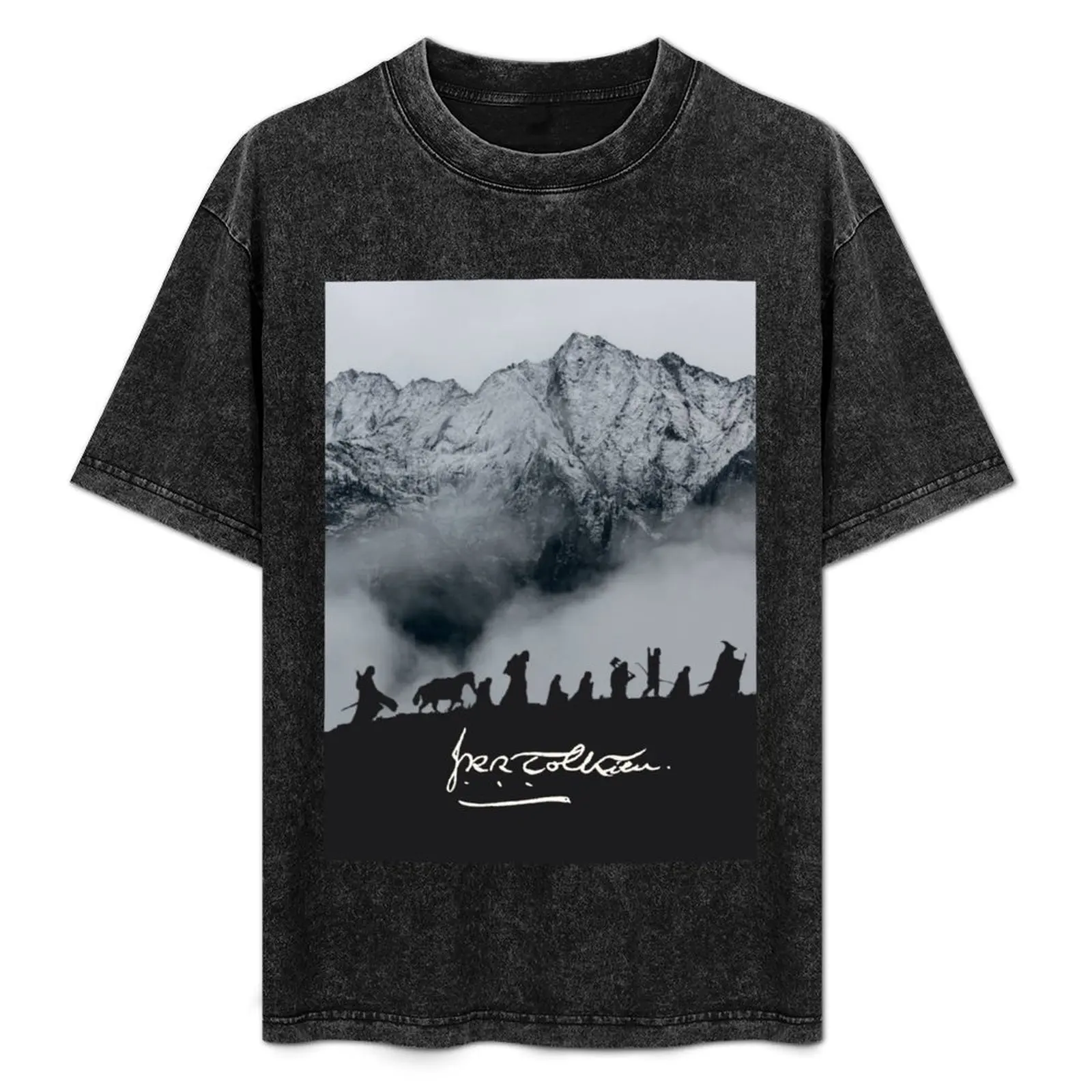 Cloudy Mountain Signature Fellowship T-Shirt tees sports fans mens big and tall t shirts