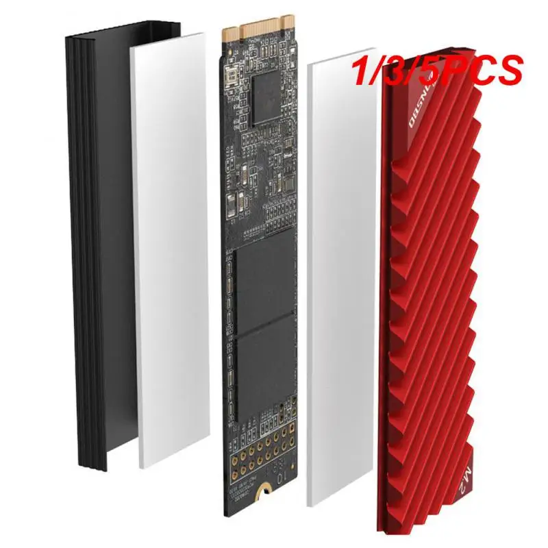 1/3/5PCS Jonsbo M2-3 Heatsink SSD Heat Dissipation Radiator M.2 Cooling Heat Sink Heat Thermal Pads Sticker Cooler Vest for M.2