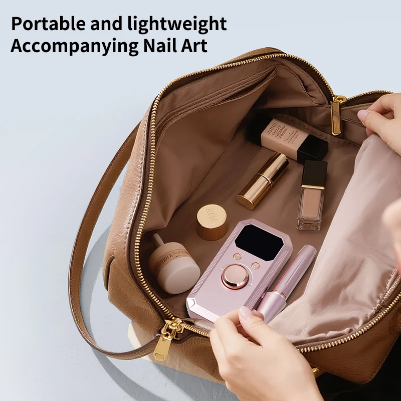 Perceuse à ongles électrique professionnelle Rechargeable, 32000 tr/min, Kit de lime à ongles Portable sans fil pour enlever les ongles en Gel acrylique