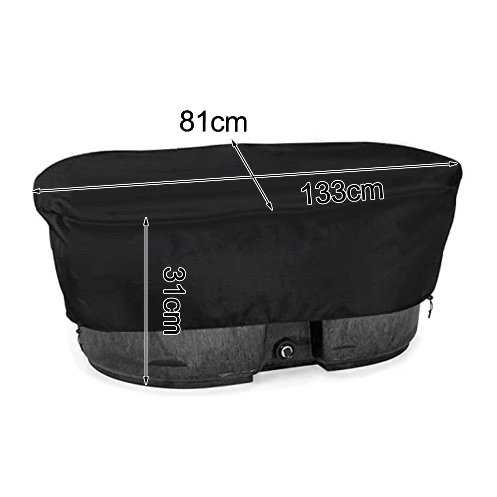 

Регулируемый по размеру чехол из ткани Оксфорд 420D с водоотталкивающим покрытием, защита от пыли и мусора, ветроустойчивый, долговечный, для использования на открытом воздухе.