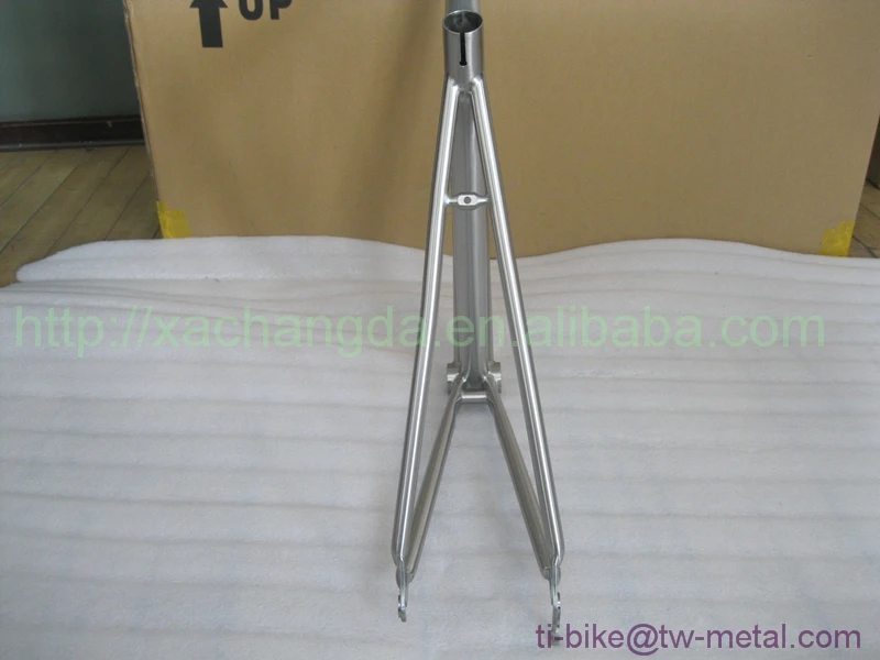 Cheap Titanium 700c Bike Frame With 44mm Bigger For Minivelo Bikes