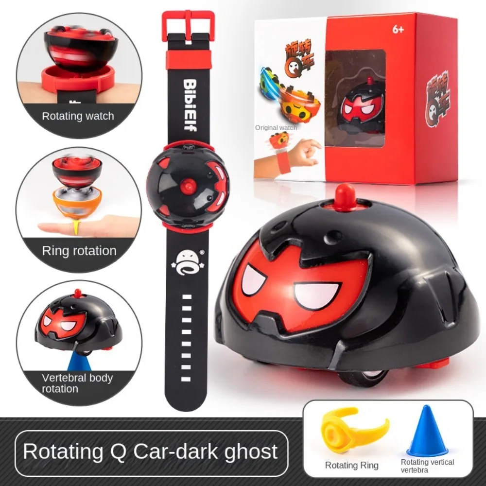 

Cartoon Hand Worn Magic Battle Car Antistress Trick Watch Rotating Fidget Gyroscope Toy Battle Function Inertial Rotation