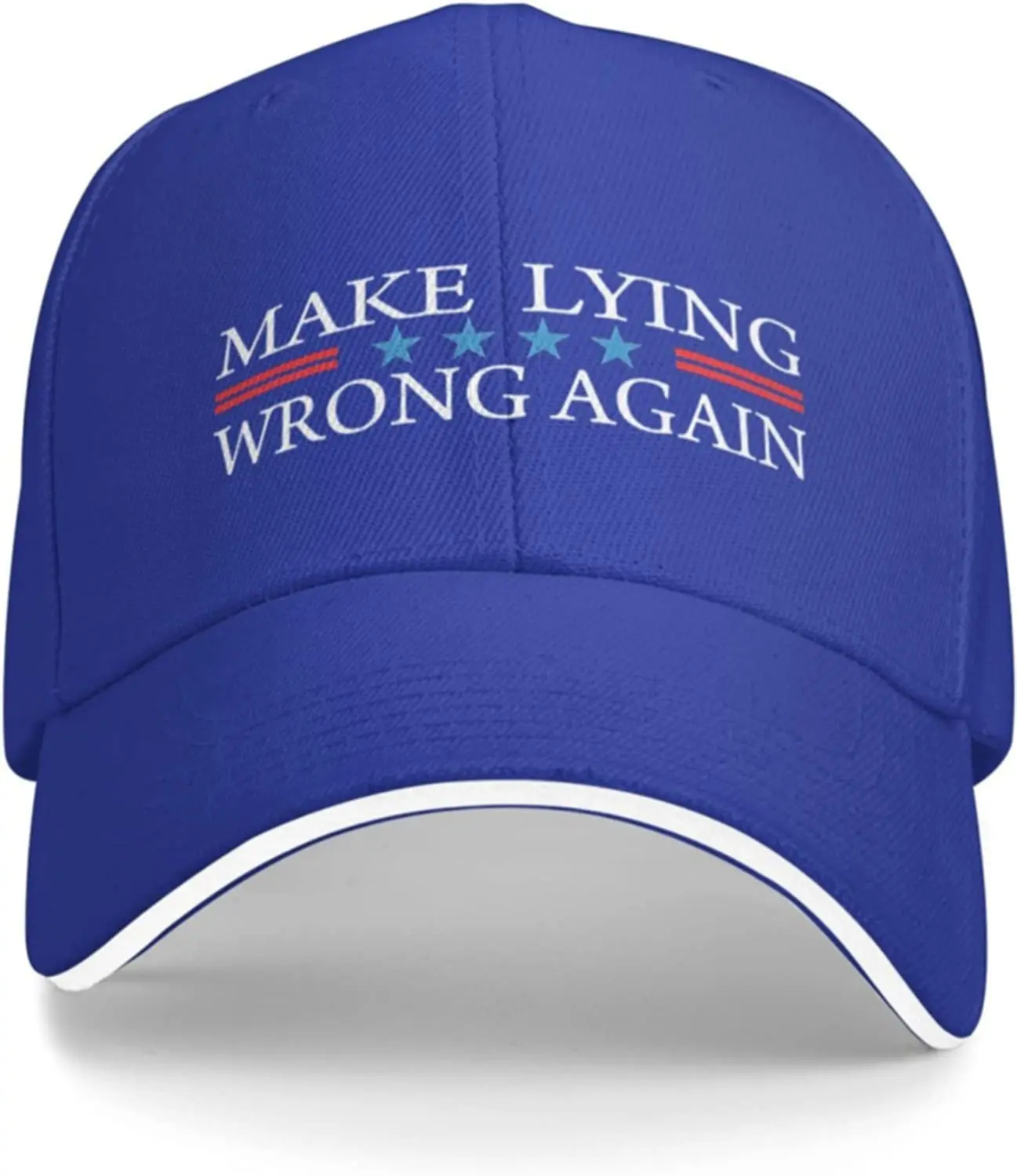 Make Lying Wrong Again Hat Unisex Adjustable Trucker Hats Cotton Baseball Caps