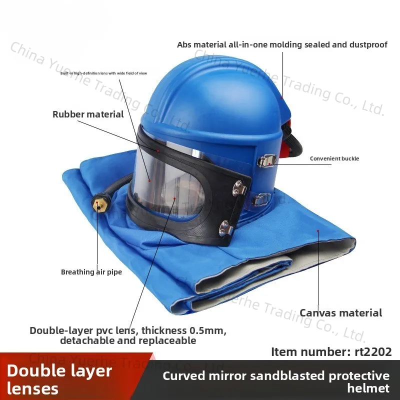 

Sandblasted Hat Helmet Shawl Safety Protection Kit