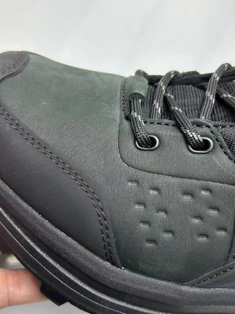 

Men's High-Top Retro Leather Low-Heel Comfortable Casual Hiking Shoes Sizes 38-47