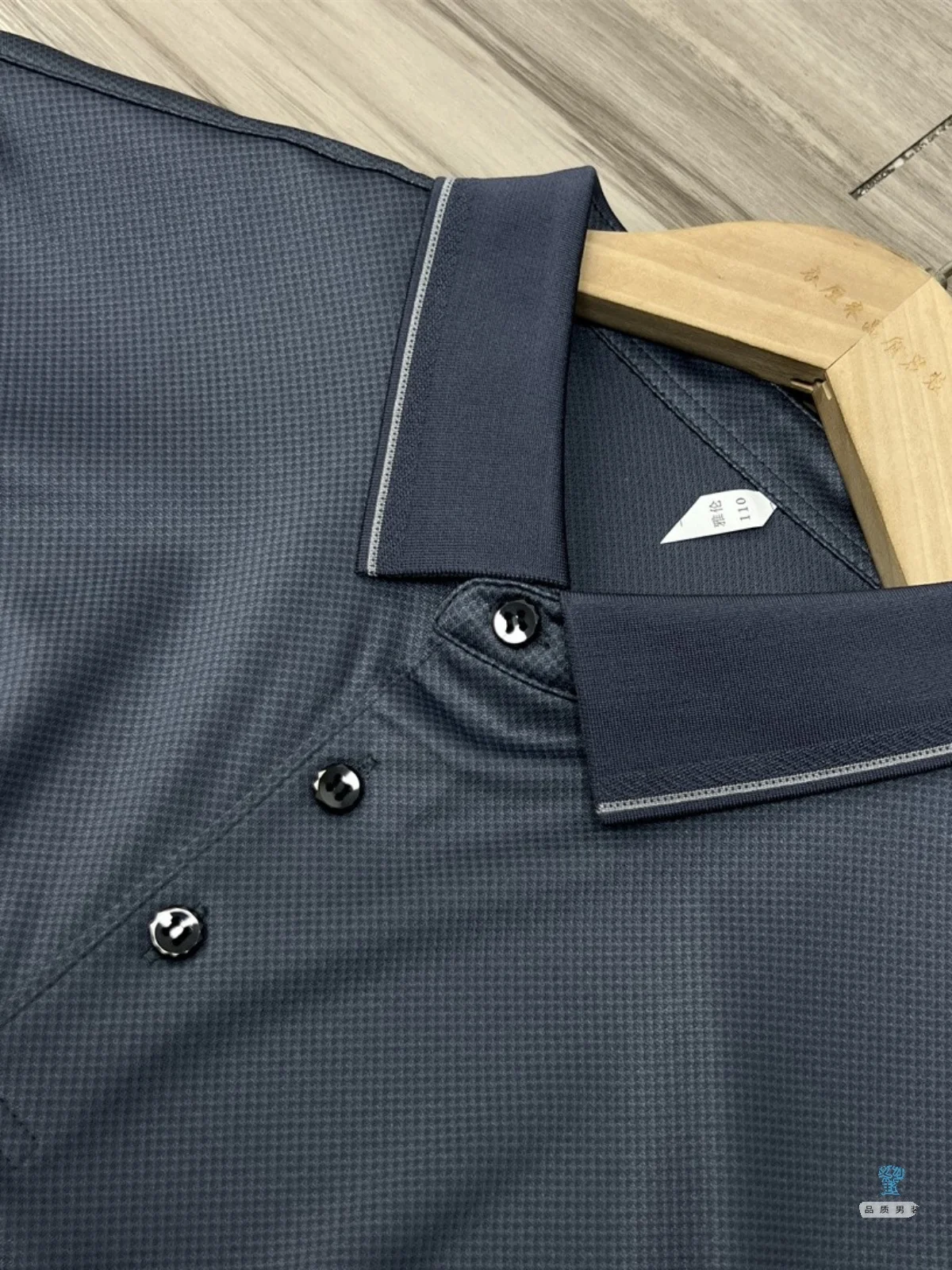 

High-End Busin Men's ort Sve Silk irt Cool Comfortable Stand Fit Faion Urban Sle Button Plaet Non-Iro...