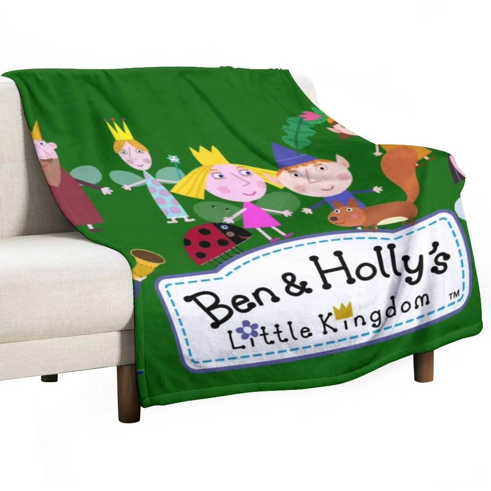 

Ben and Holly's little kingdom Throw Blanket for sofa sofa bed Blankets