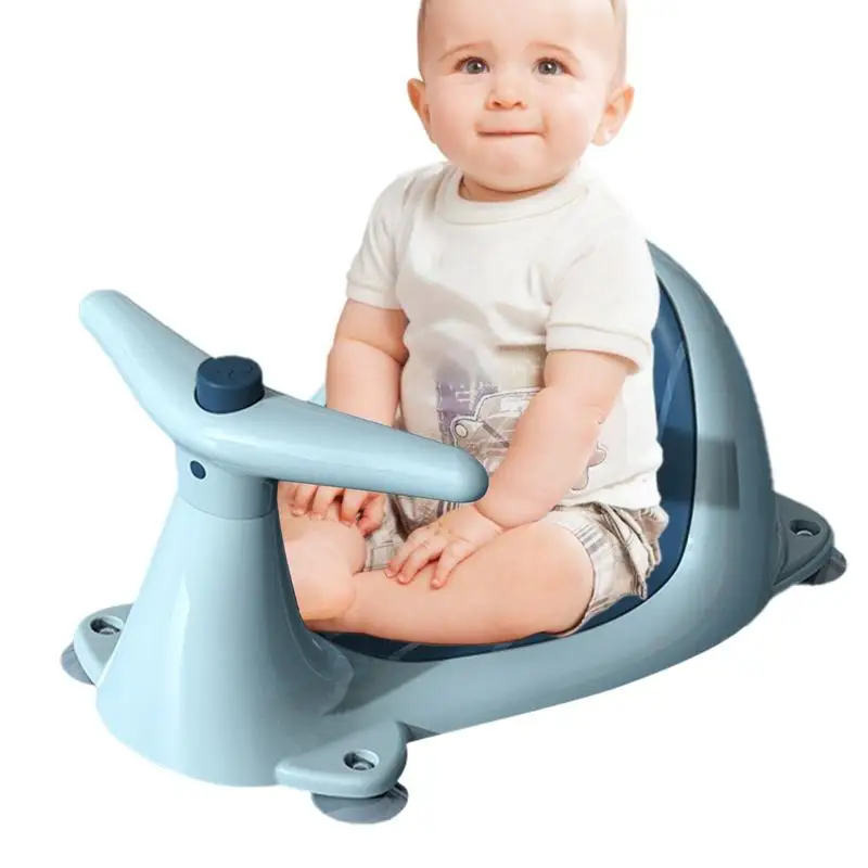 Baby Bath Seat Safe Baby Sit Up Chair With Whale Shape Portable Comfortable Bathing Products For Toddler Kids Home Travel Beach