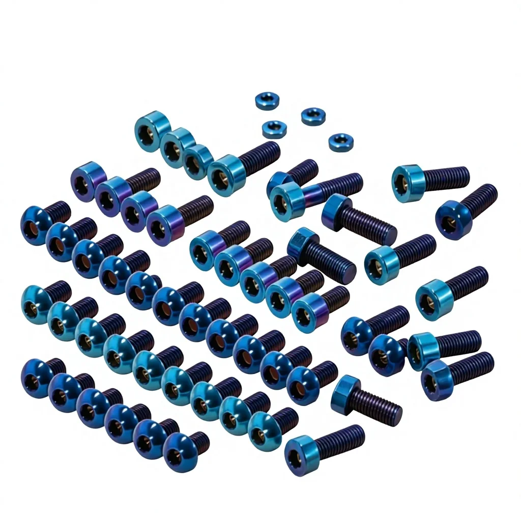 Complete Titanium Screws Bolts Set for  X160 X260, Full Motorcycle Fasteners Kit for  Light Bee X Parts
