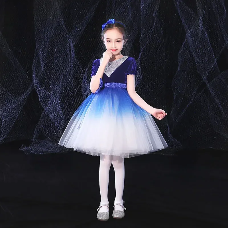 Children's Day Chorus Costumes Stage Performance Clothes Grand Choir Boy Girl Dance Ballet Dress School Pupil Recitation Costume