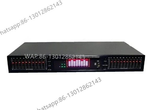 

220 В HIFI цифровой HD стерео предусилитель эквалайзер встроенный USB Bluetooth домашний сценический эквалайзер двойной 10 сегментов EQ-898