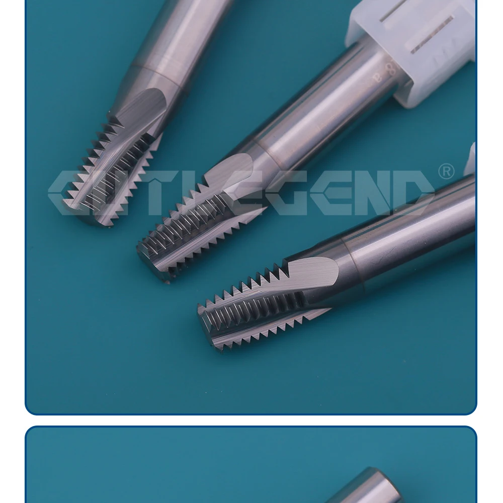 CUTLEGEND HRC65 Hartmetall-Rohrgewindemesser NPT 1/4 3/4 1/16 1/8 3/8 1/2 Kegelgewinde NANO-Beschichtung für Edelstahl – Detail 10