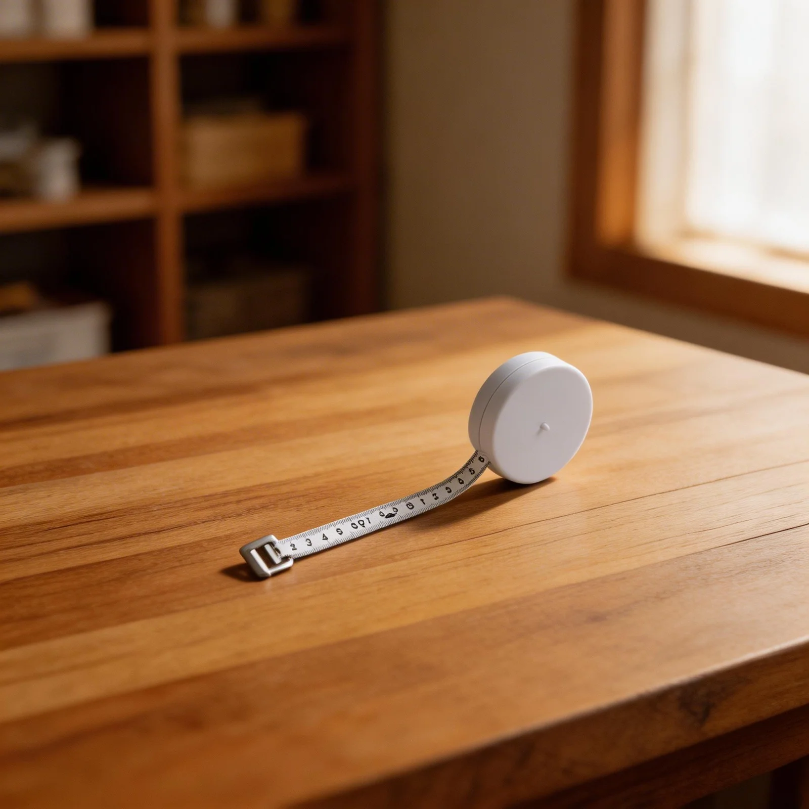 BMI Calculator Tape Measure with Push Button Retraction and Lock Feature for Accurate Body Measurements up to 150cm