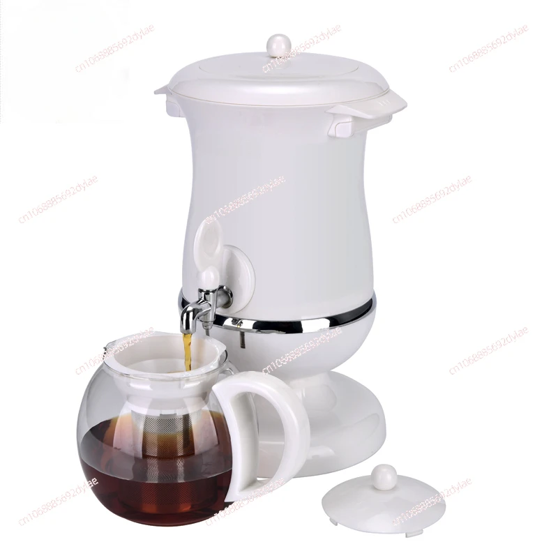 110-127V 1000W 2.5L White Color   Samovar Electric Kettle Heat Preservation Rotating Tea Maker