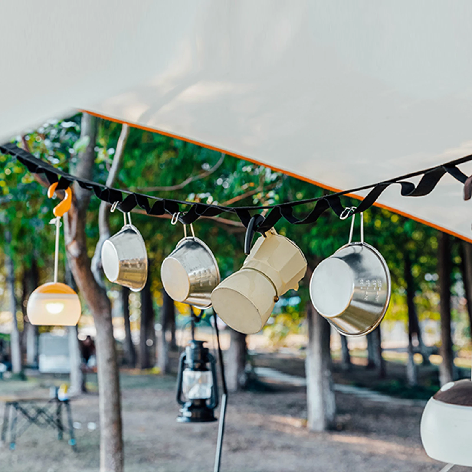 

Multifunctional Hanging Strap Tent Organizing Lanyard Storage Hanging Rope For Camping