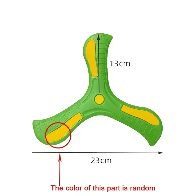 3pcs Soft Boomerang Toy Three-leaf Cross Outdoor Flying Disc Games Adult-kids Interactive Sports Toys for Decompression Gift