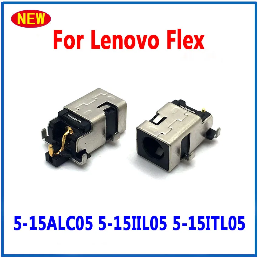 1-10 pces novo portátil dc power jack porto de carregamento do conector do soquete para lenovo ideapad lenovo flex 5-15itl05 5-15alc05 5-15iil05