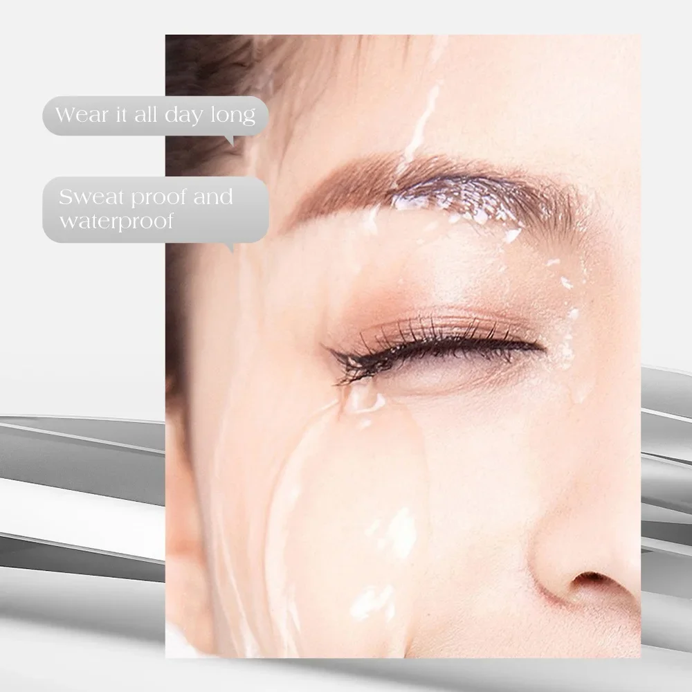 Waterdichte wenkbrauwgel, 3-in-1 sterke grip transparante make-upwas voor zeepwenkbrauwen, veegvast en dagelijks gebruik