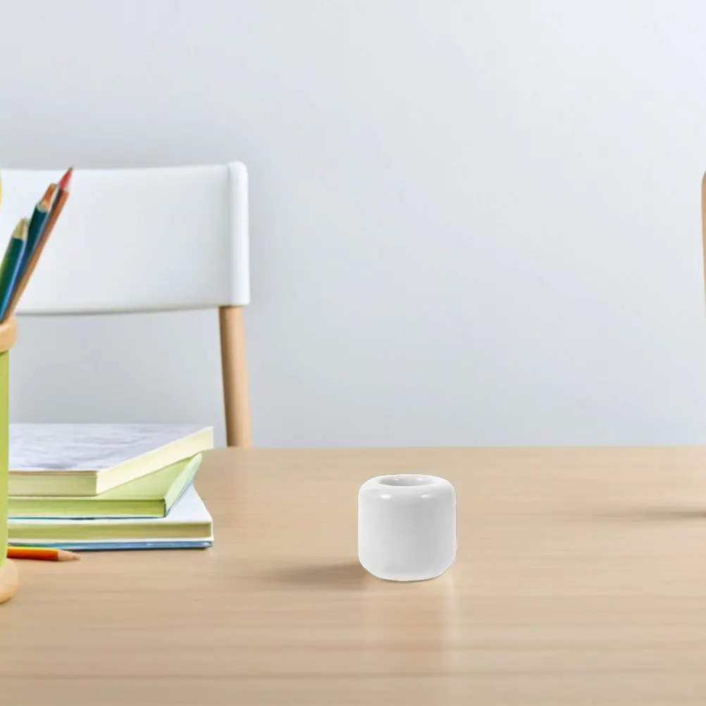 

10Pcs Ceramic Holder Set Round Elegant Compact Prayer Tealight Holders Decorative Home Decor Travel