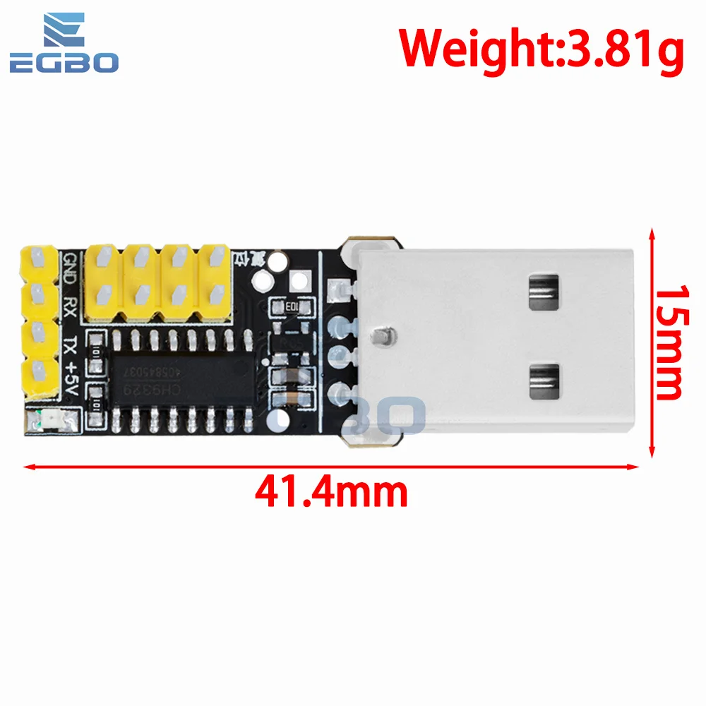 CH9329 module UART/TTL serial port to USB HID full keyboard mouse driver-free game development box