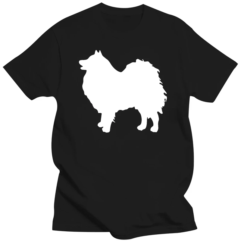 Japanese Spitz SILHOUETTE T-shirt discout hot new fashion top  officia Cotton Brand New T Shirts