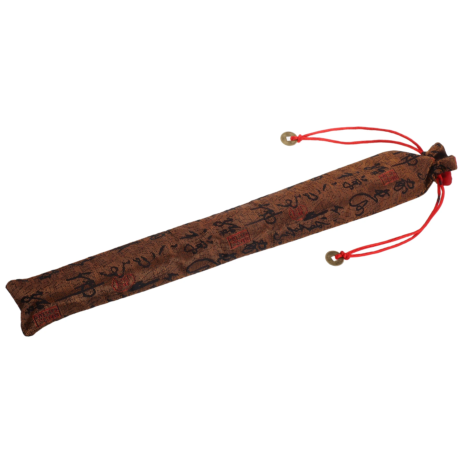 

Folding Fan Storage Bag Chinesestyle Souvenirs Bamboo Foldable Hand Cover Silk Gold Wire Embroidery