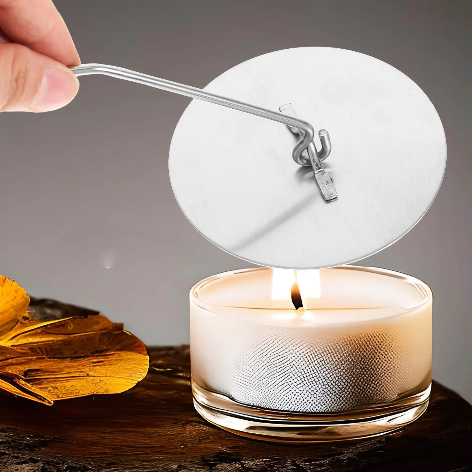 Cover Snuffer Metal Flame Extinguisher Tool Portable Fire Pit Accessory For Home Use Fire Pit Lovers Gift Ideas