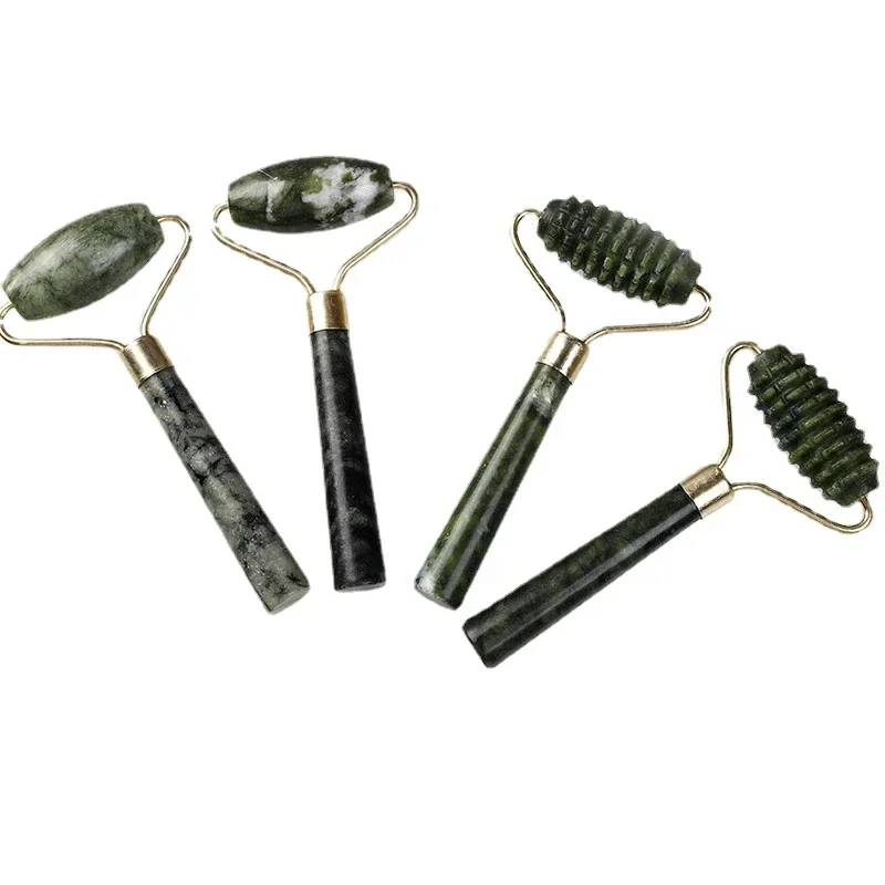 Rolmassage Natuurlijke Gezichtsmassageapparaat Guasha Jade Roller Schraper Gezichtsverzorging Tool Microniddle Gezichtsreiniger Huidverzorging 1 Stuks