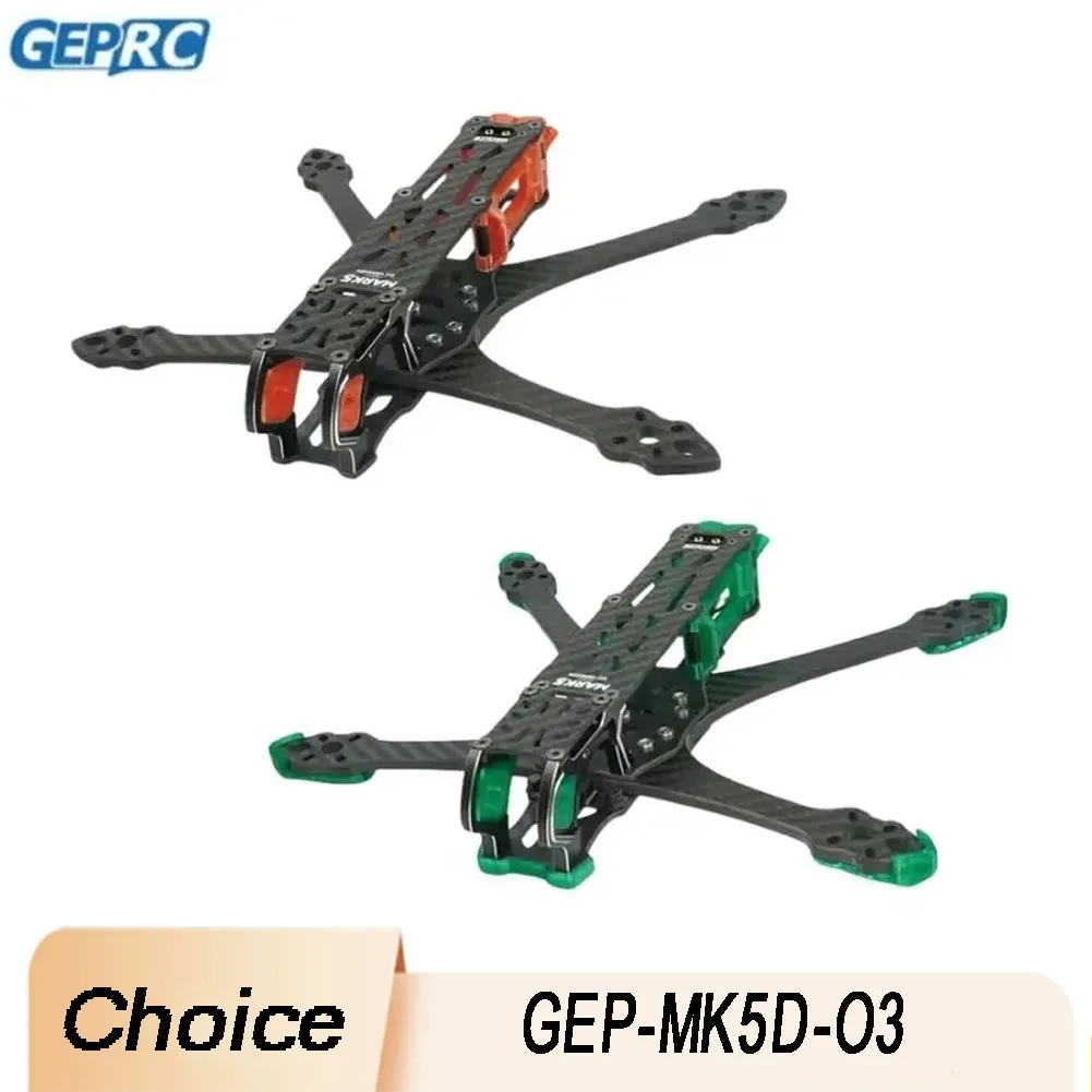 

GEPRC MK5 O3 DC Frame 5 Inch DeadCat Design O3 Air Unit Compatible for FPV Racing DIY Builders