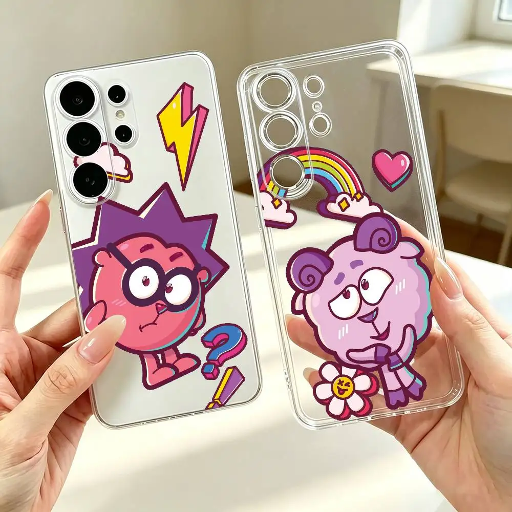 S-Smeshariki G-GoGoRiki  Phone Case For Samsung S25,S24,S21,S22,S23,S30,Ultra,S20,Plus,Fe Transparent Cover Gift
