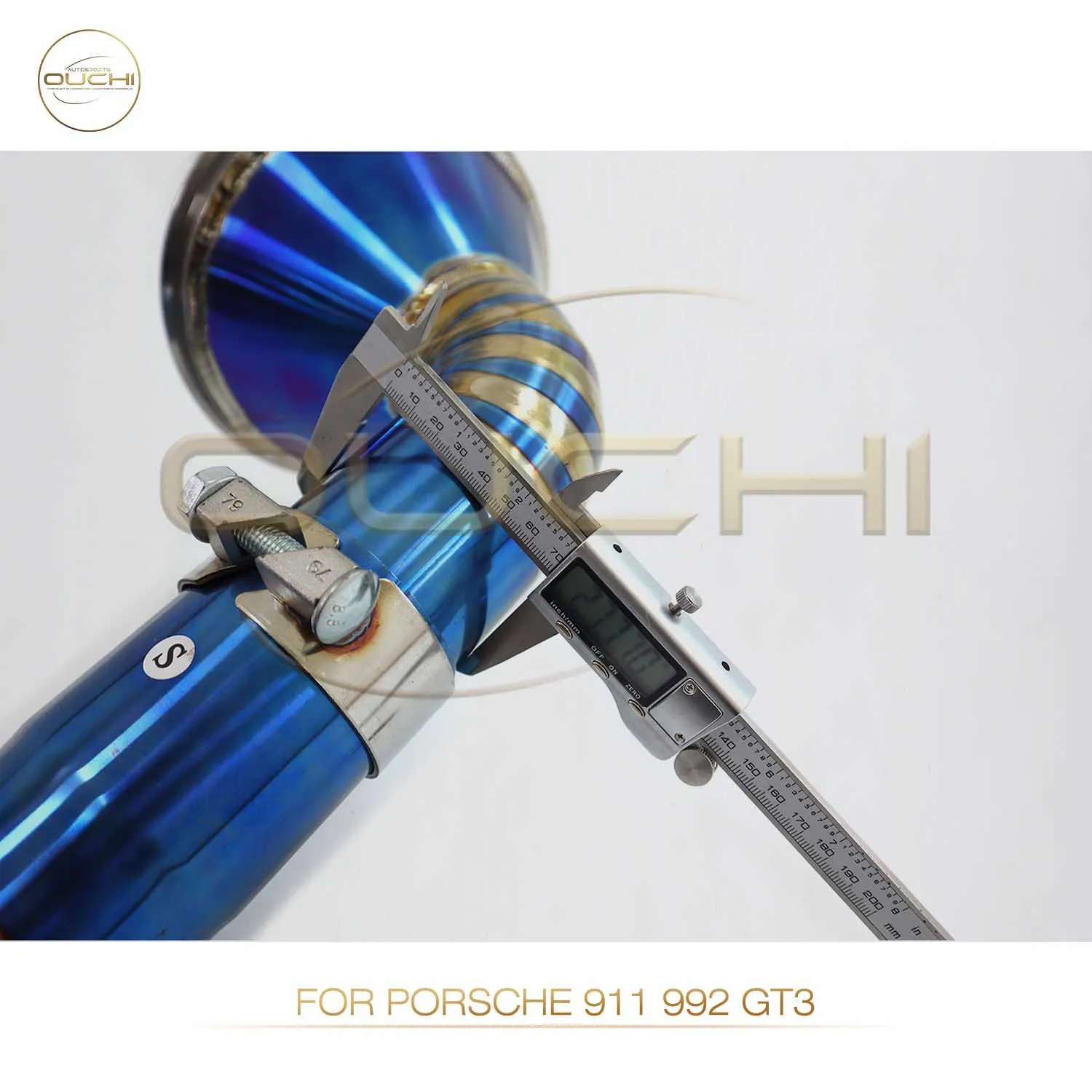 

OUCHI High Performance Catback for Porsche 911 992 GT3 Titanium Alloy Exhaust System Muffler With Valves Tips Car Accessories