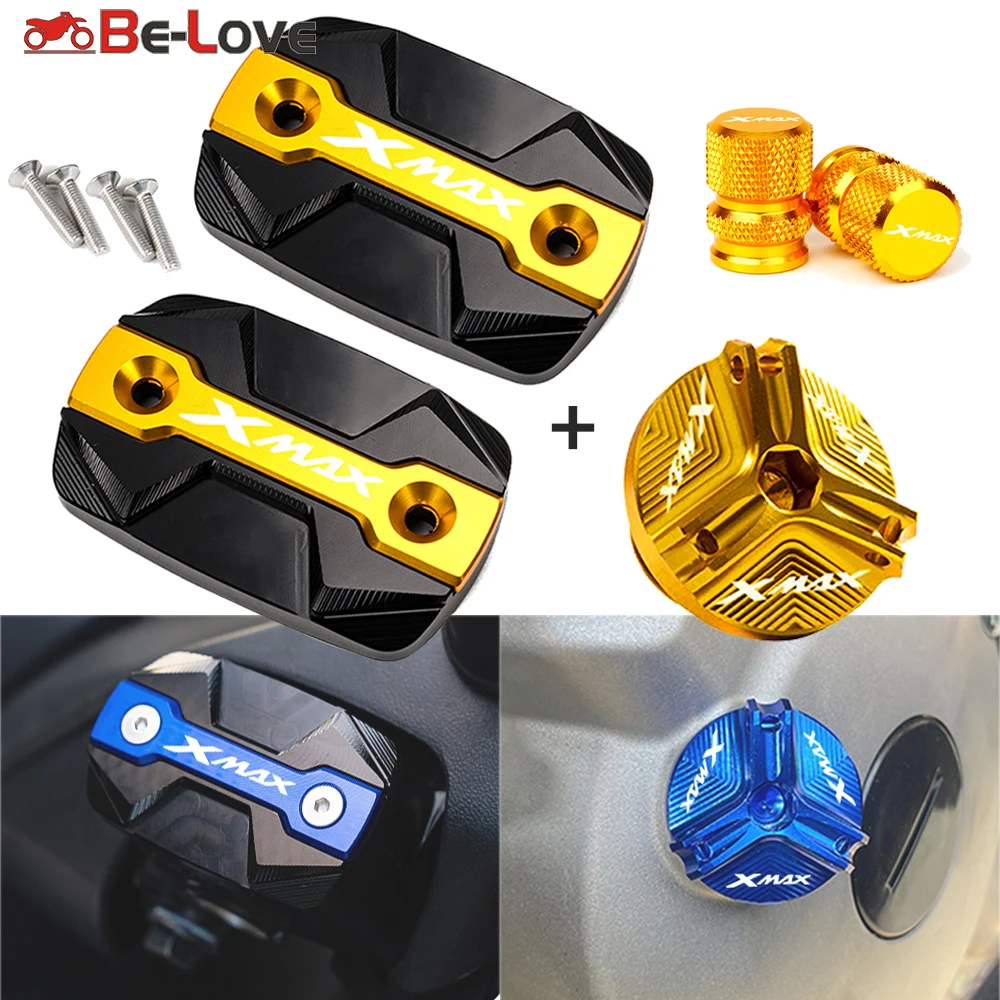 

For YAMAHA XMAX 250 300 XMAX300 XMAX250 2017-2023 Motorcycle Front Brake Clutch Cylinder Fluid Reservoir Cover Oil filler Cap