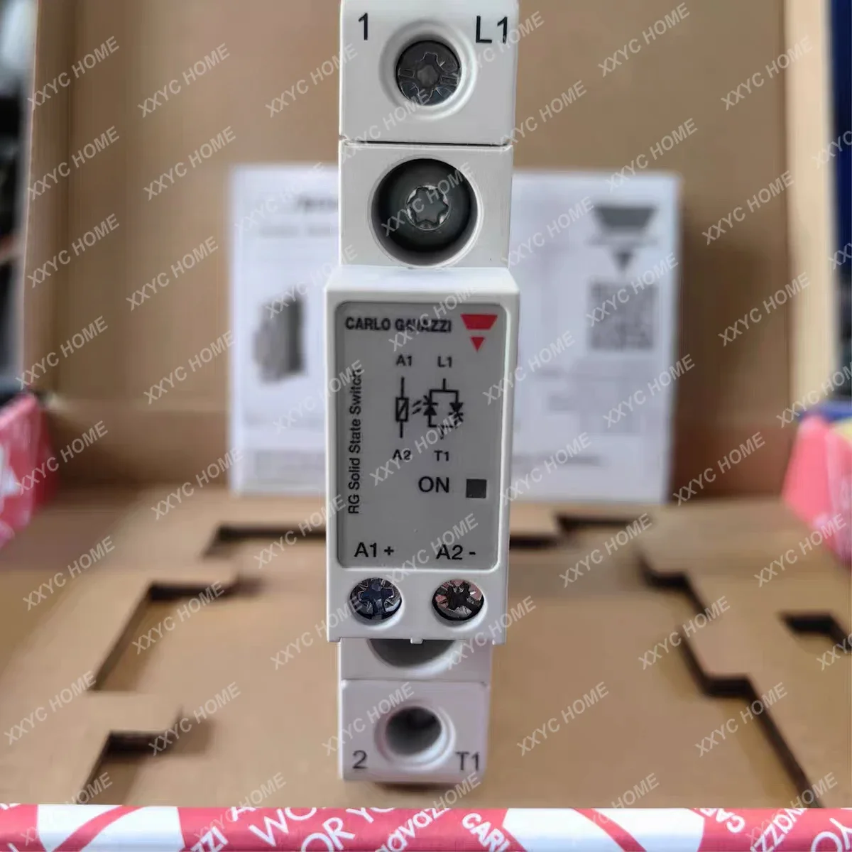 Original independent packaging RGC1A60D25KKE Swiss Jiale heat dissipation integrated ultra-thin solid state relay 25A