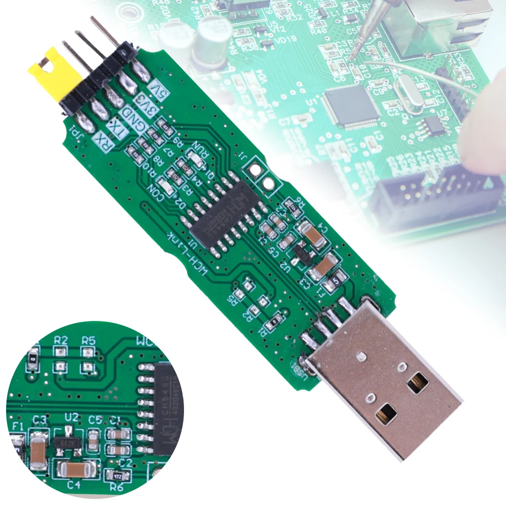 WCH Link Download Debugger CMSIS-DAP Download Type-C/USB Debug RISC-V Online 5V/3.3V swdtgl ARM per Windows