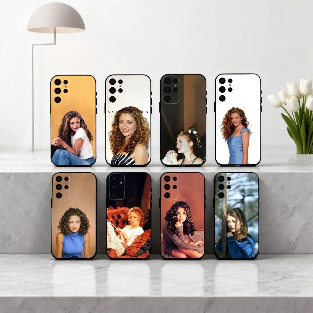 

R-Rebecca G-Gayheart Actress Phone Case For Samsung S25,S24,S21,S22,S23,S30,Ultra,S20,Plus,Others Soft Black Case
