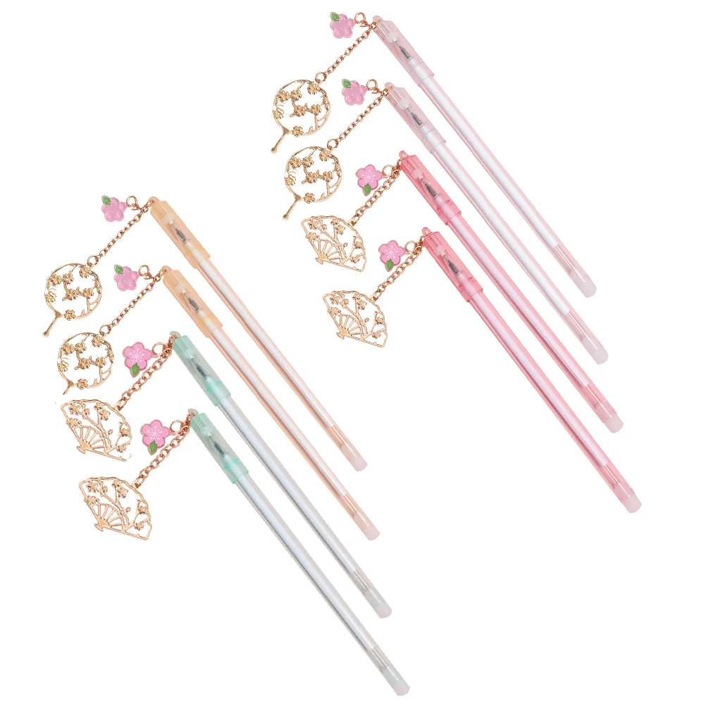

8 Pcs Pendant Roller with Fan Lovely Neutral Ink Adorable Pens Creative Gel Hanging Christmas Unique Students Writing