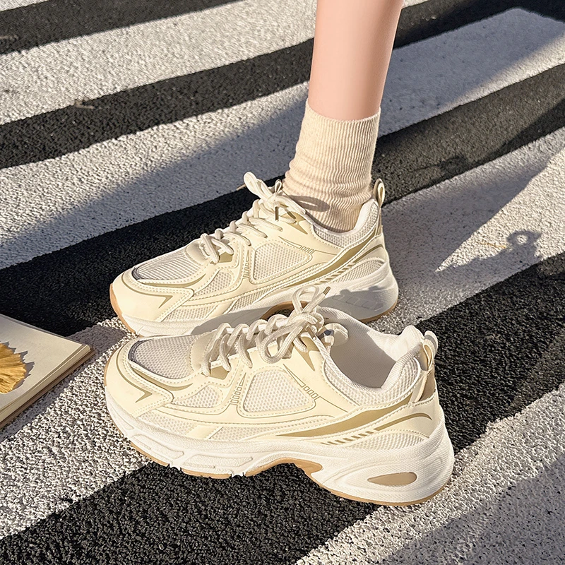 

Outdoor Fitness Running Sneakers Breathable Women Mesh Shoes Plus Size Casual Sports Shoes Fashion New Ladies Walking Trainers