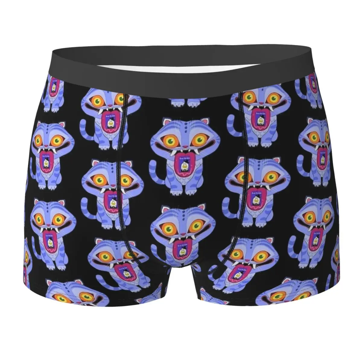

Huntrix Tiger Blue Funny Film Underwear Print Trunk Hot Men Underpants Breathable Boxer Brief Gift