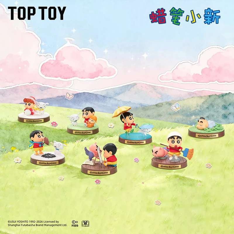 

TOPTOY Crayon Shin Chan Memory Echo Series Blind Box Mystery Box Caixa Sorpresa Girls Anime Figures Cute Model Birthday Gift