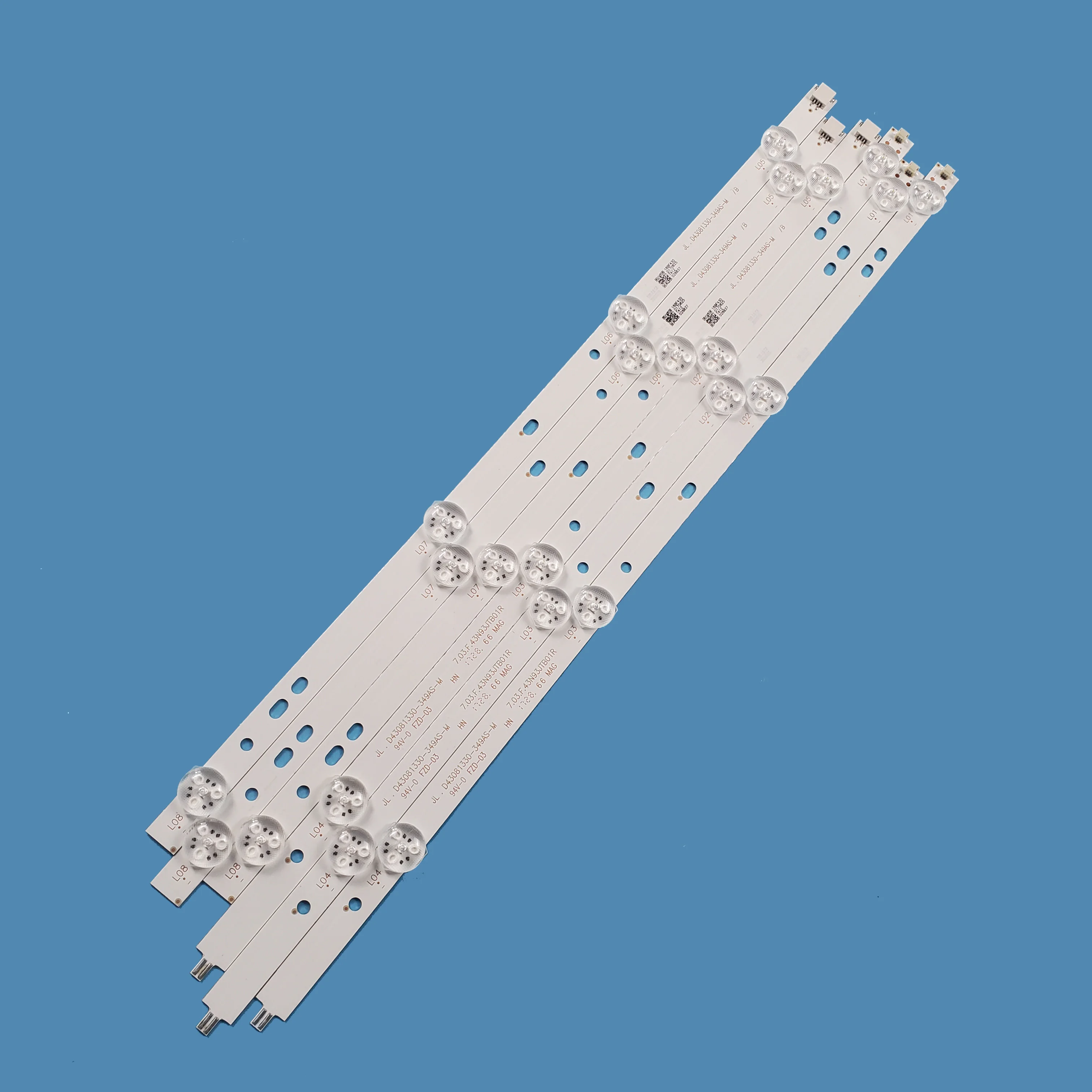 TV a mené la JL.D43081330-349AS-M de rétroéclairage de bande pour les bandes de rétroéclairage menées par TV LED de 43 pouces