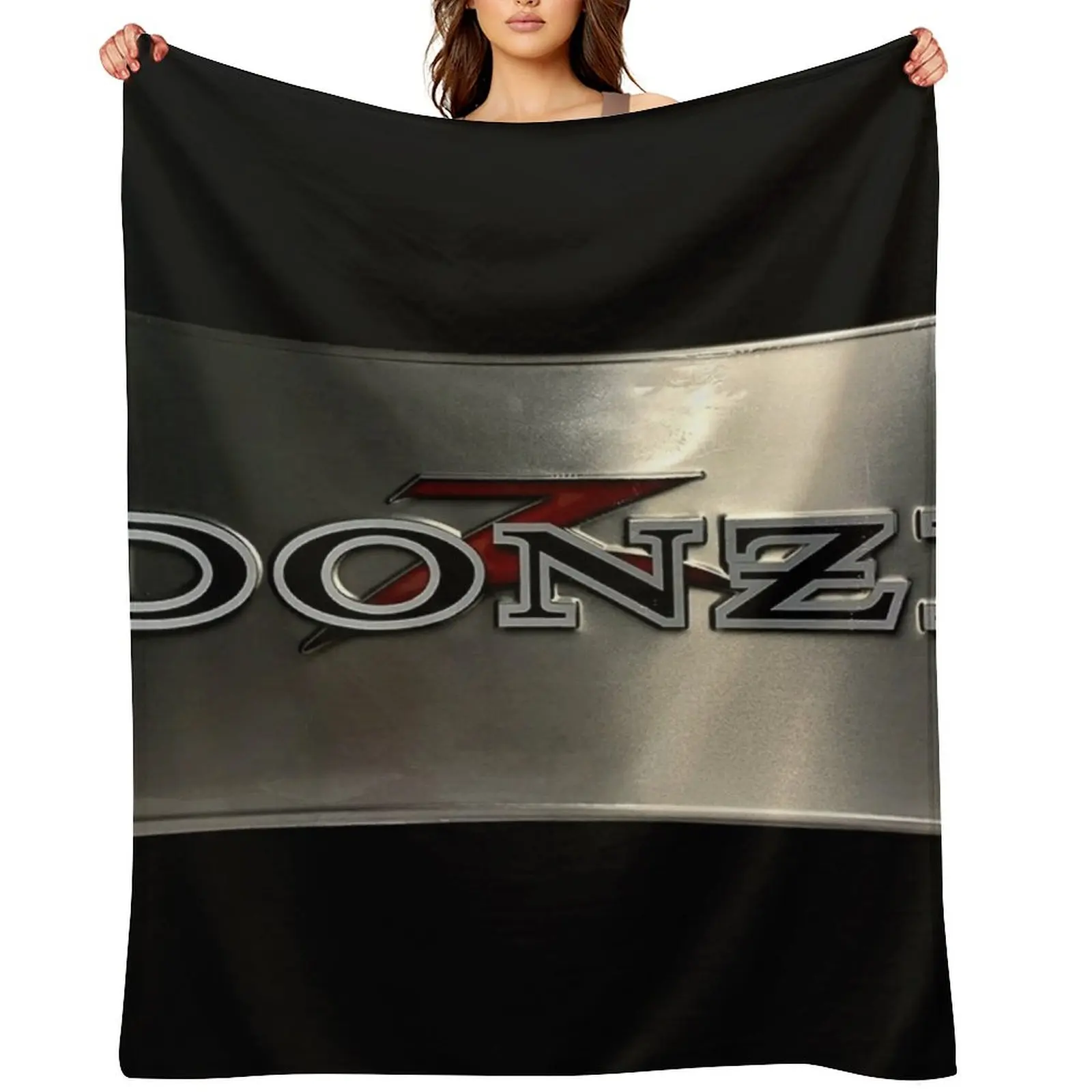 Donzi Boats Metal Plate Throw Blanket Thins Luxury Designer Beautifuls Flannel Sofas For Decorative Sofa Blankets