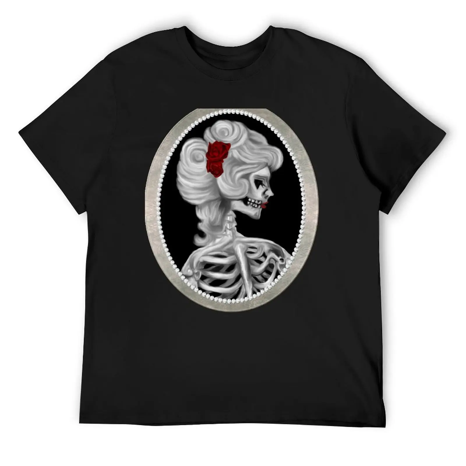 Skull Cameo T-Shirt summer top summer clothes rapper graphic tees customizeds luxury clothes men