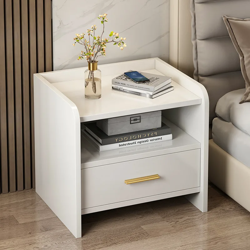 

Bedside Table Light Luxury Premium Modern Bedroom Small Storage Cabinet Mini Shelf Multifunctional Locker