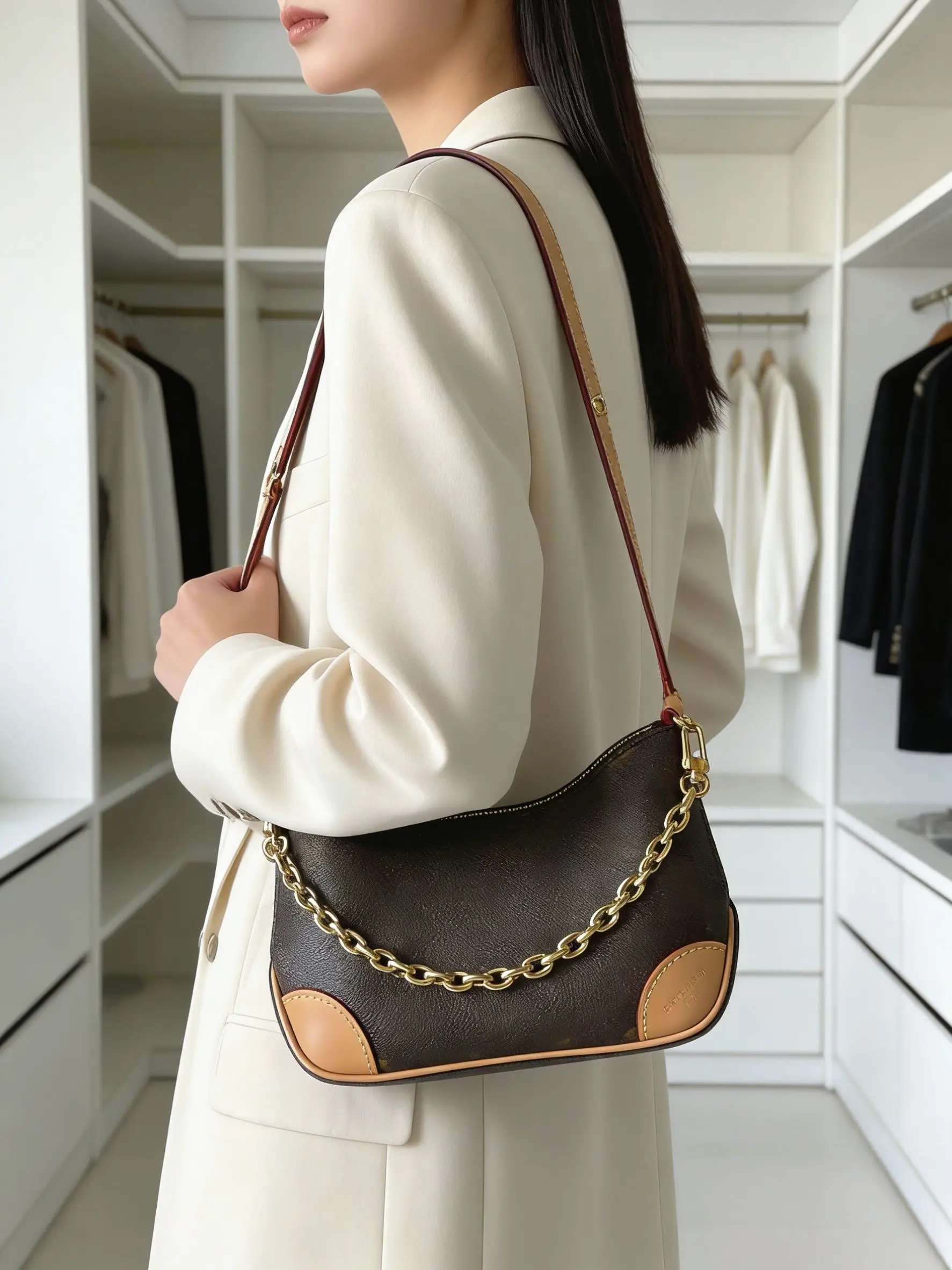 

Popular New Women's Handbag Internet Celebrity Underarm Bag Vintage Luxury Printed Crossbody Bag Multifunctional Shoulder Bag