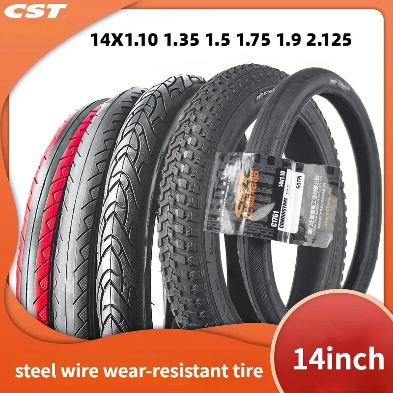 Bicycle Tyre 14inch BMX MTB Mountain Bike Tire 14X1.10 1.35 1.5 1.75 1.9 2.125 Pneu Bicicleta Tyres Cycling accessories