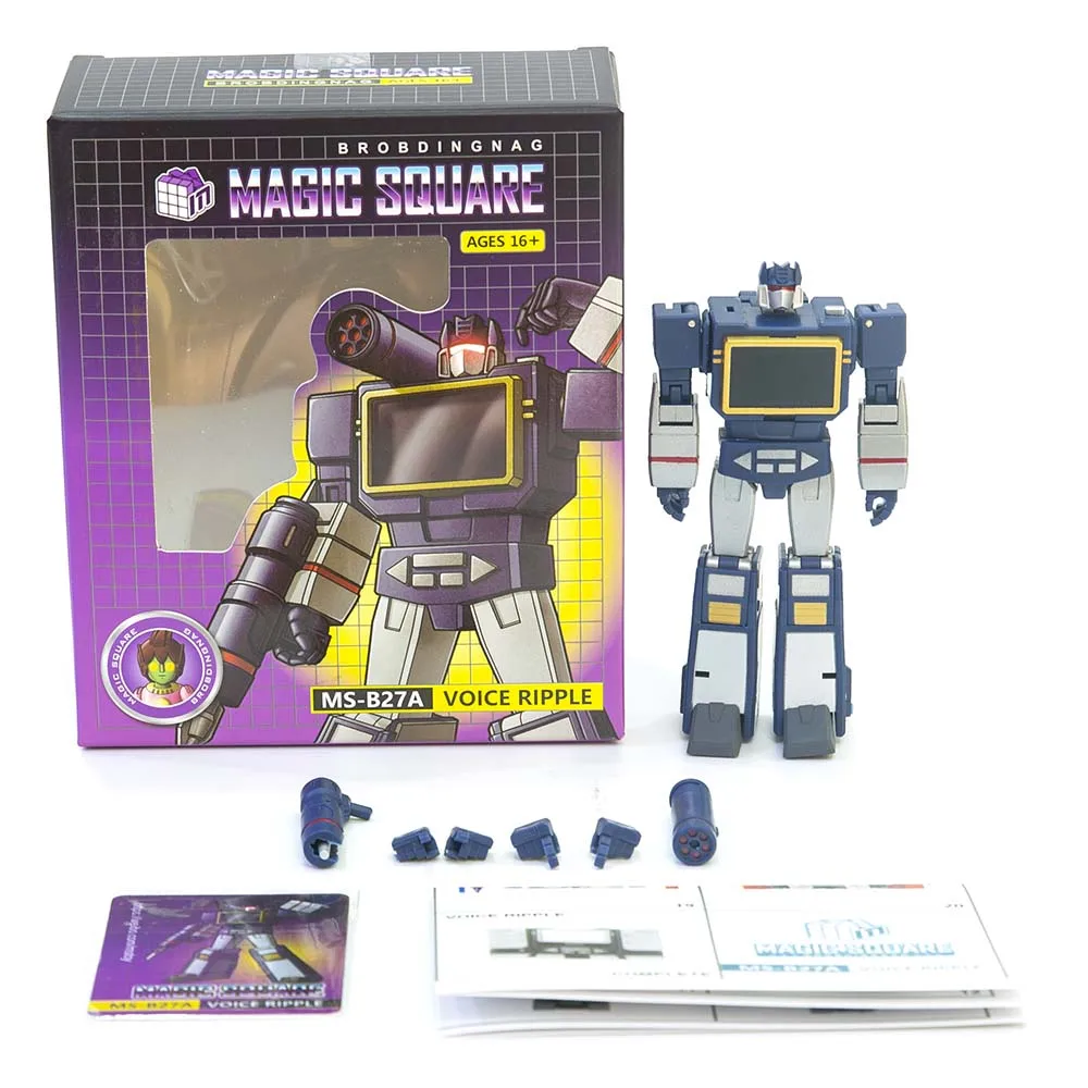 New Transformation Toys Robot Magic Square MS-B27A Voice Ripple Soundwave no Cassette Action Figure toy in stock